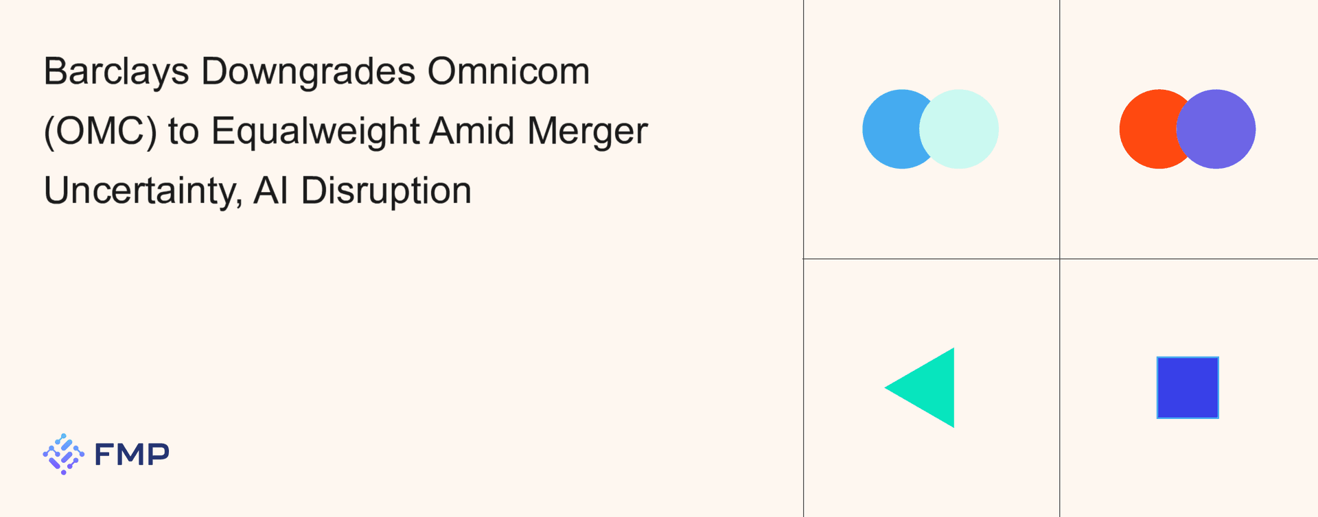 Barclays Downgrades Omnicom (OMC) to Equalweight Amid Merger Uncertainty, AI Disruption