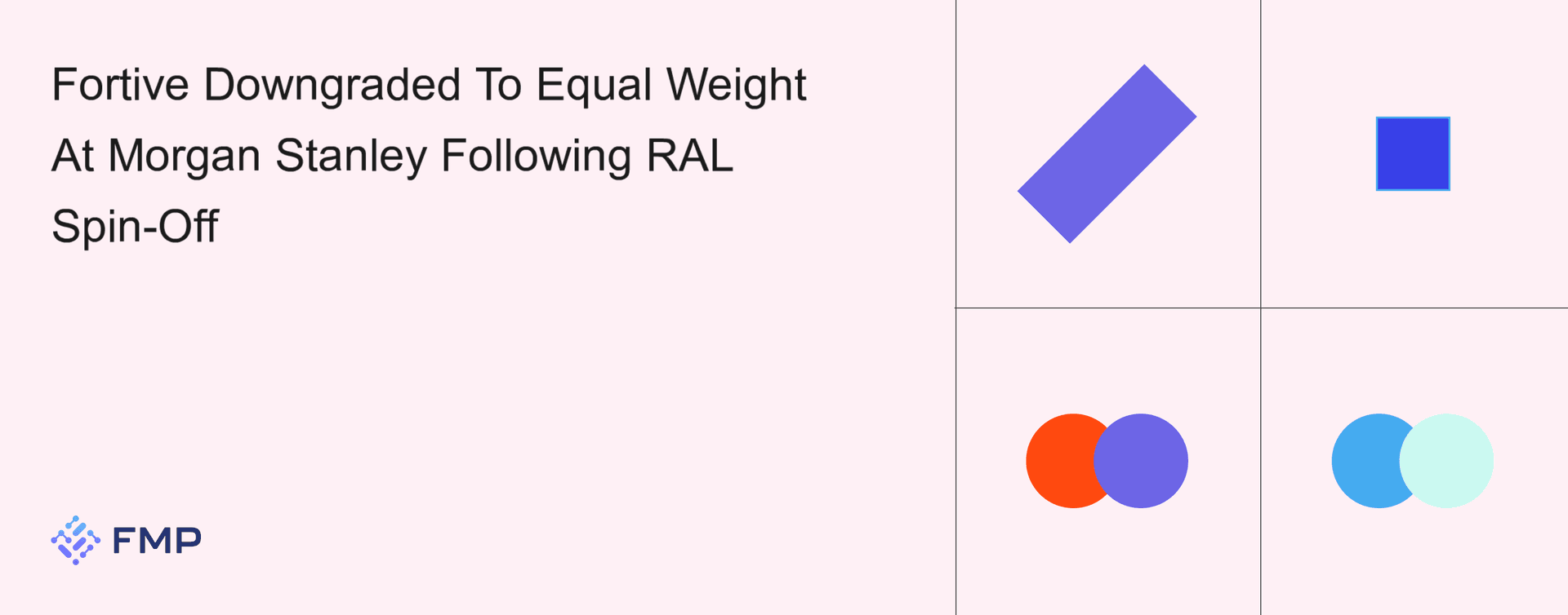 Fortive Downgraded To Equal Weight At Morgan Stanley Following RAL Spin-Off