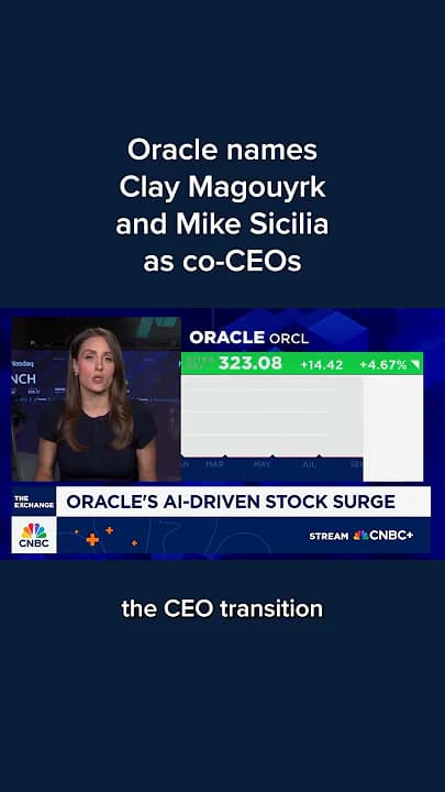 Oracle names Clay Magouyrk and Mike Sicilia as co-CEOs