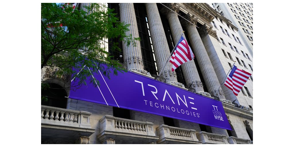 Trane Technologies Rings NYSE Opening Bell