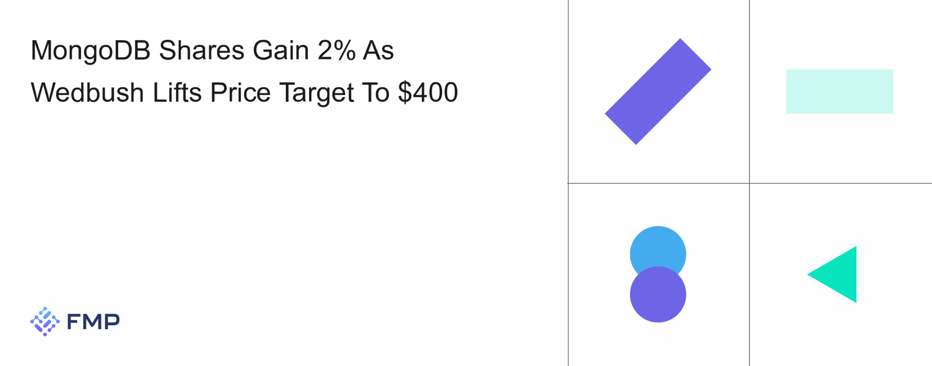 MongoDB Shares Gain 2% As Wedbush Lifts Price Target To $400